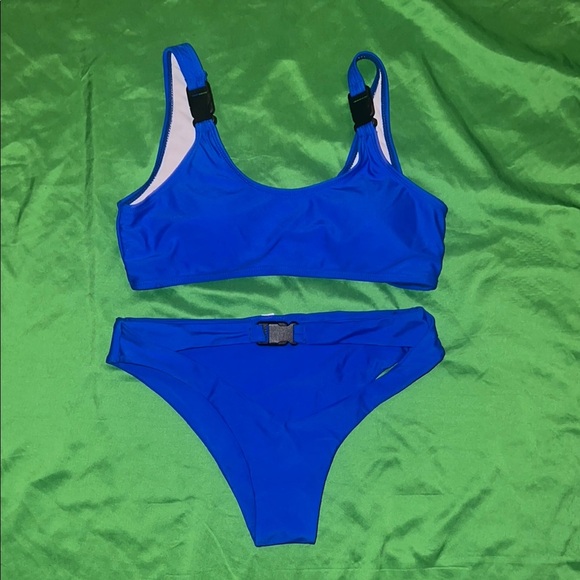 Blue Women's Swimwear Set size Large - Picture 1 of 7